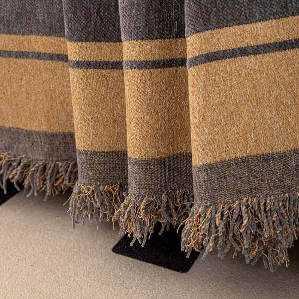 Tiger Chenille Sofa Cover Reversible Throw