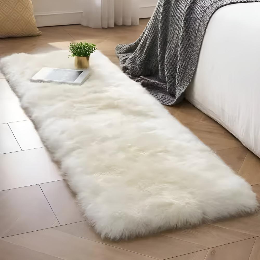Faux Fur Couch Cover Anti Slip Plush