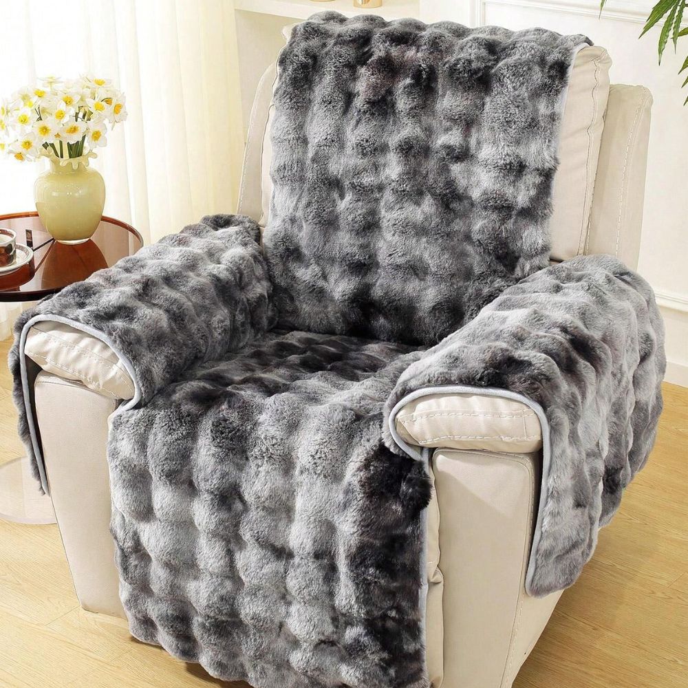 Velvet Recliner Sofa Cover Non Slip