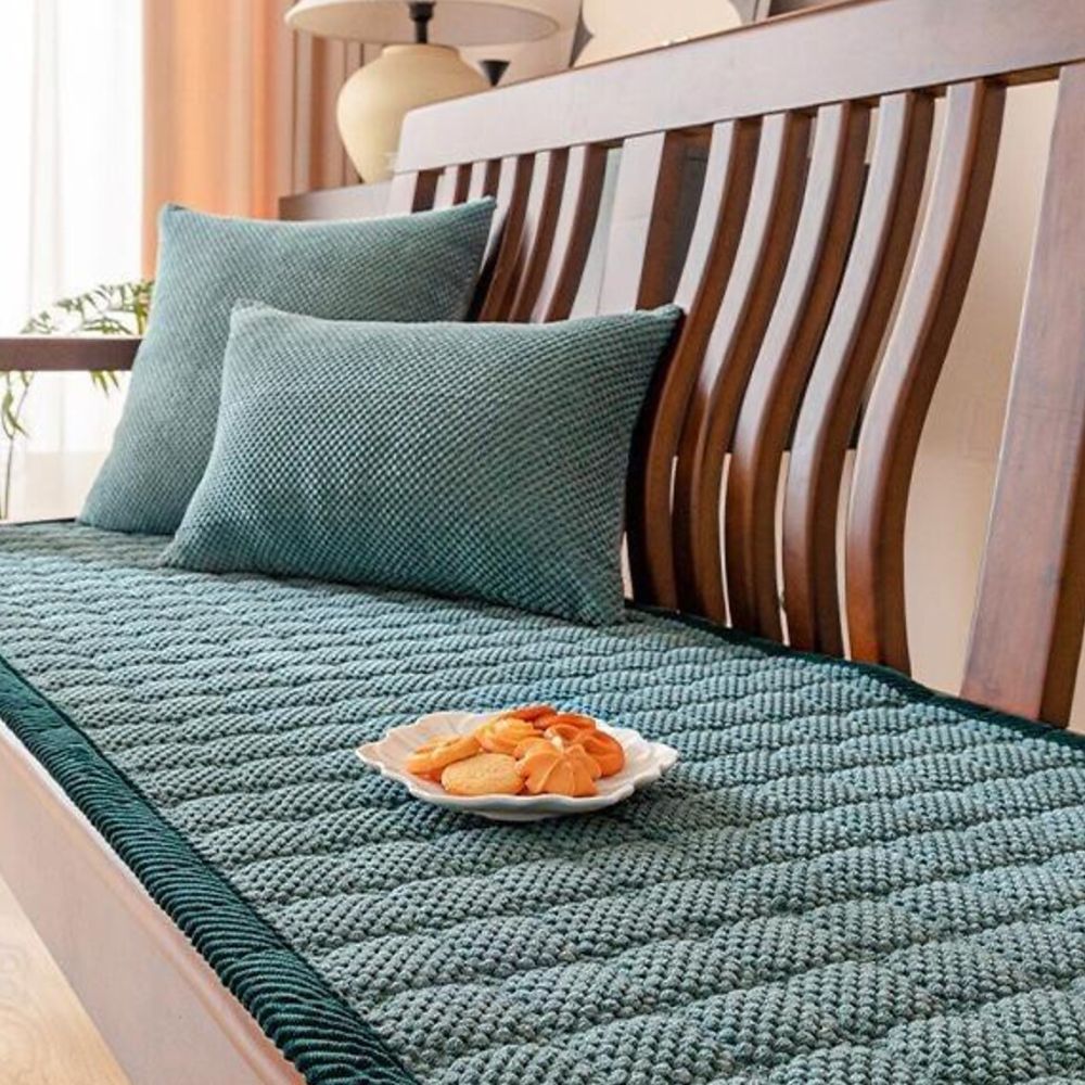 Corduroy Sofa Seat Cover Anti Slip