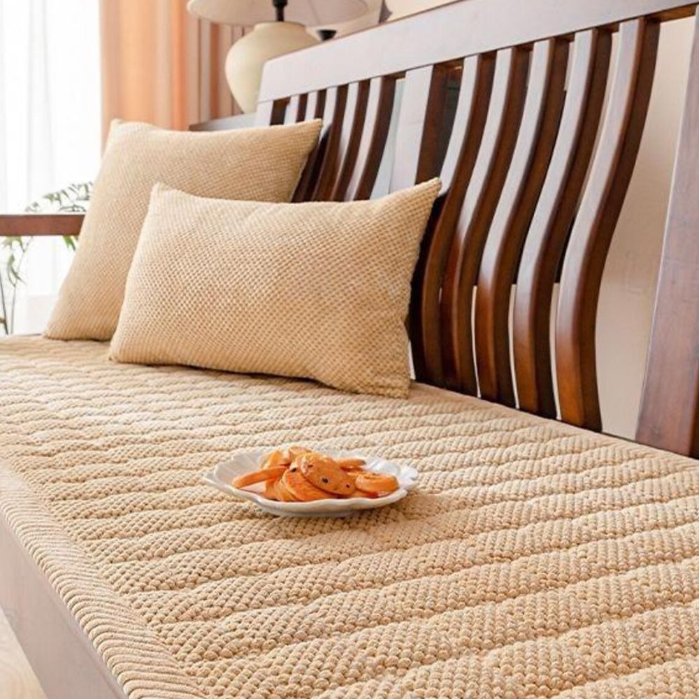 Corduroy Sofa Seat Cover Anti Slip