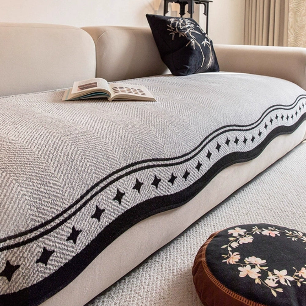 Wave Sofa Cover Anti Slip