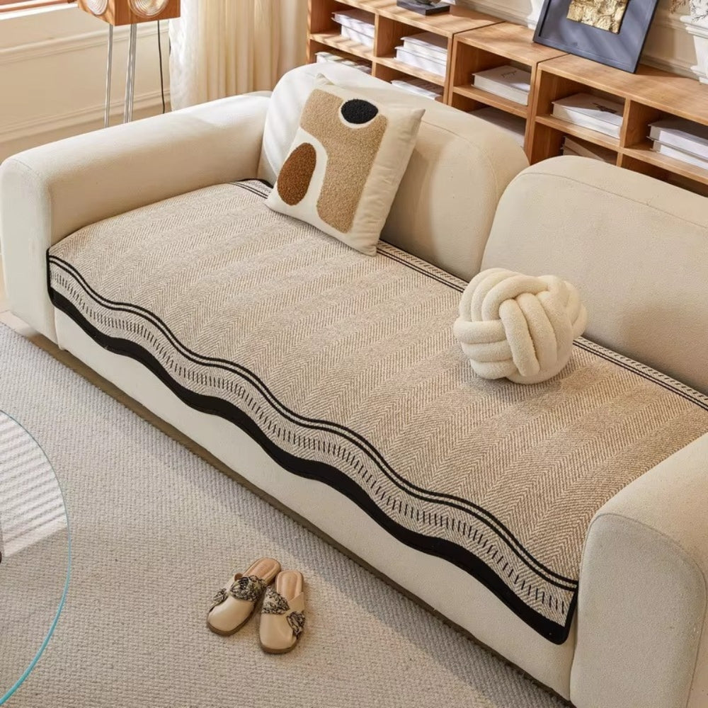 Wave Sofa Cover Anti Slip