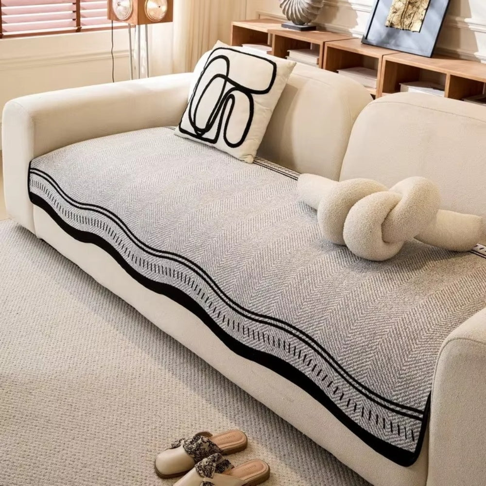 Wave Sofa Cover Anti Slip