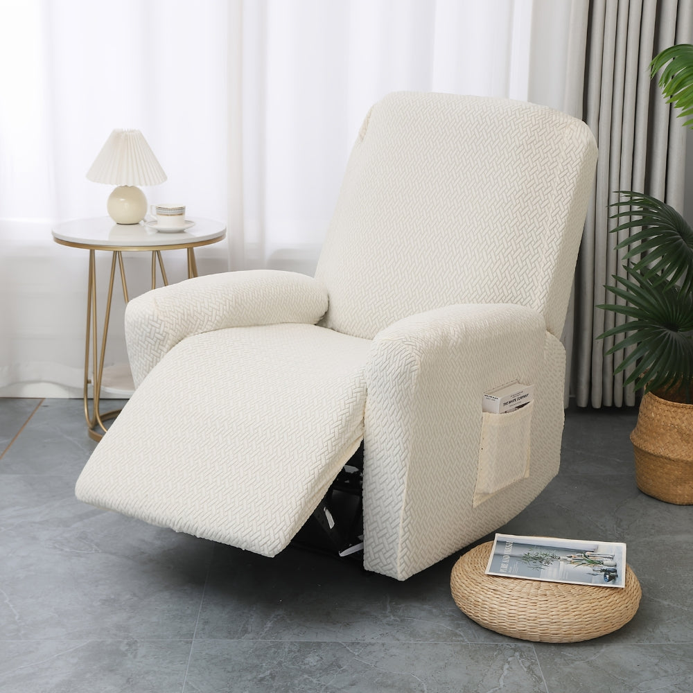 Fitted Recliner Chair Cover with Pocket