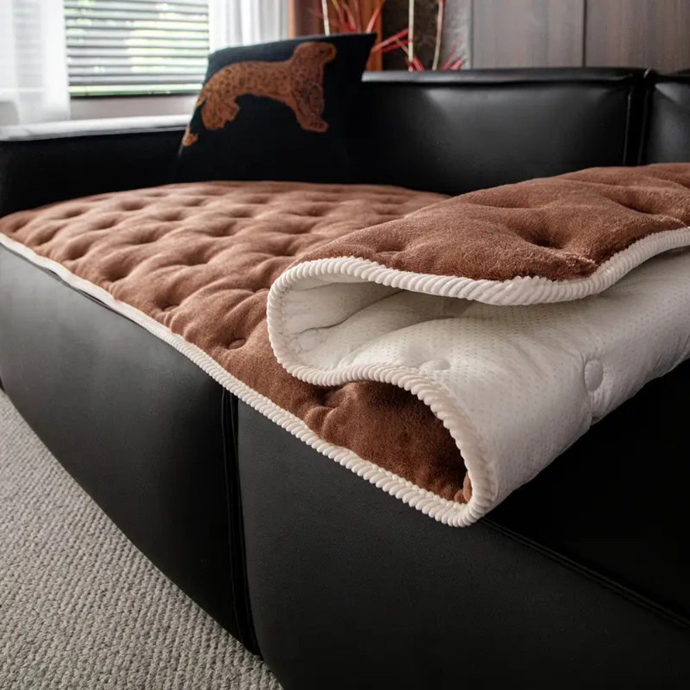 Tufted Sofa Cover Plush Washable