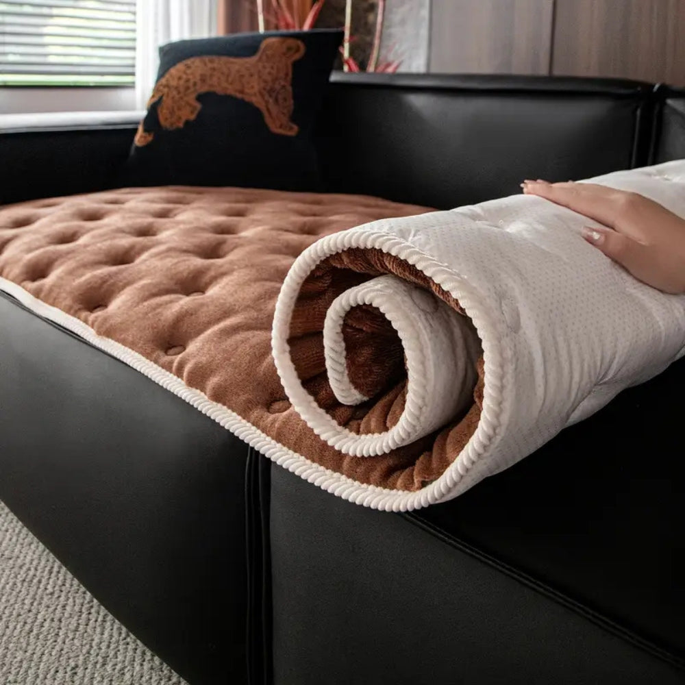 Tufted Sofa Cover Plush Washable