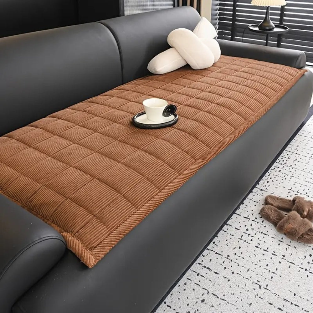 Quilted Couch Cover Non Slip