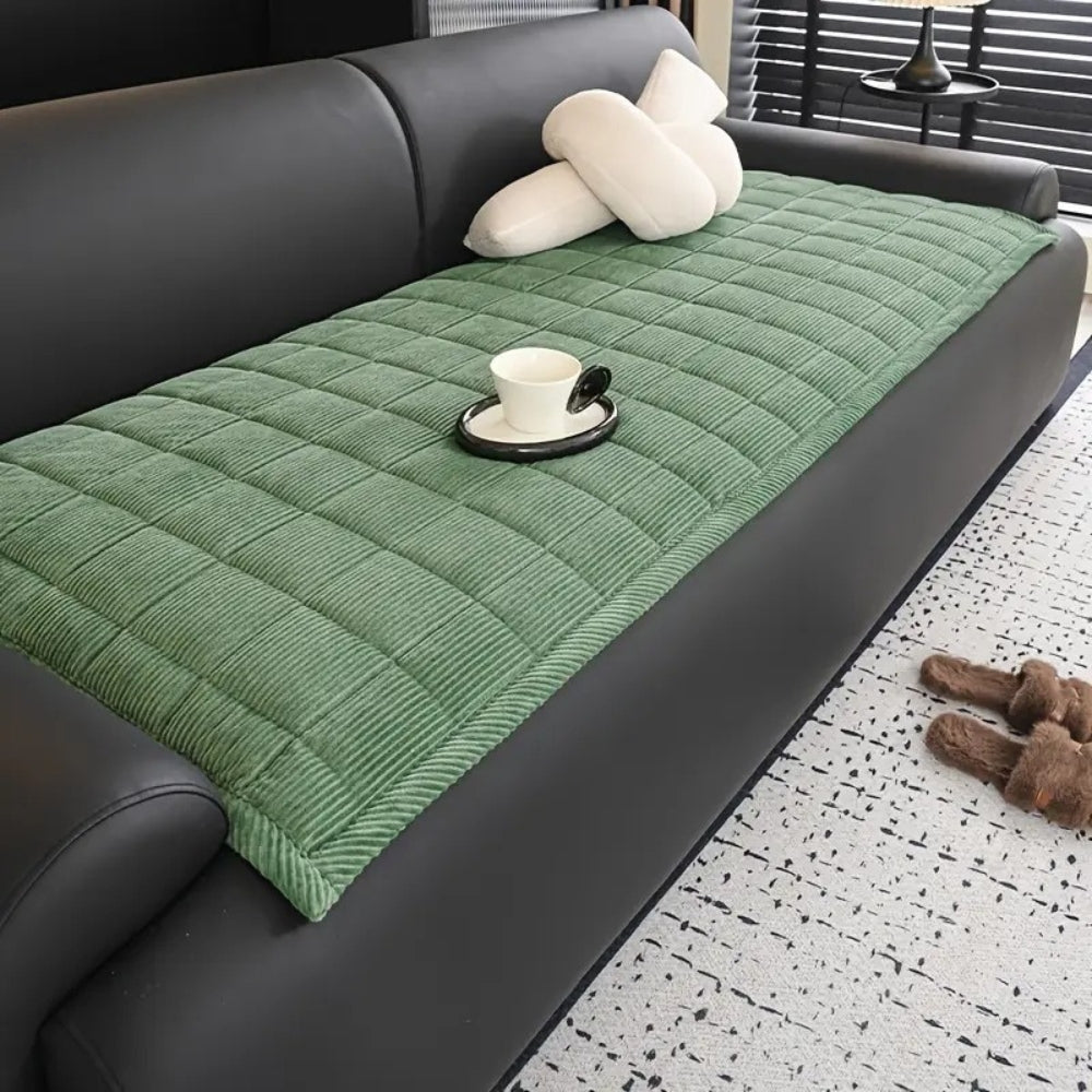 Quilted Couch Cover Non Slip