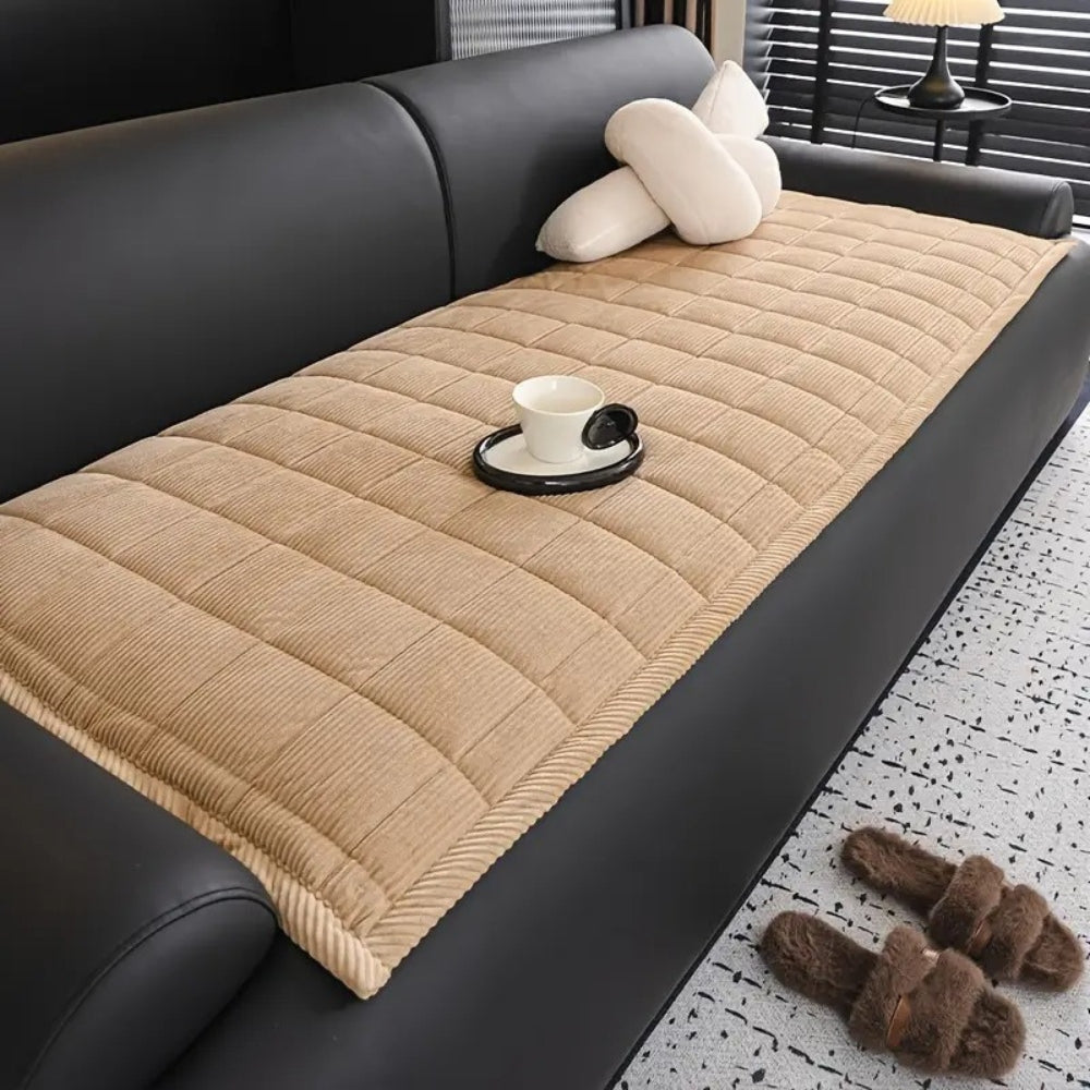 Quilted Couch Cover Non Slip
