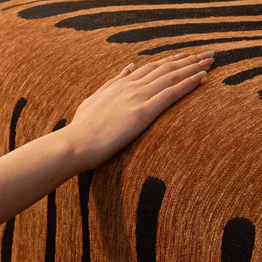 Tribal Chenille Sofa Cover Fringe Throw
