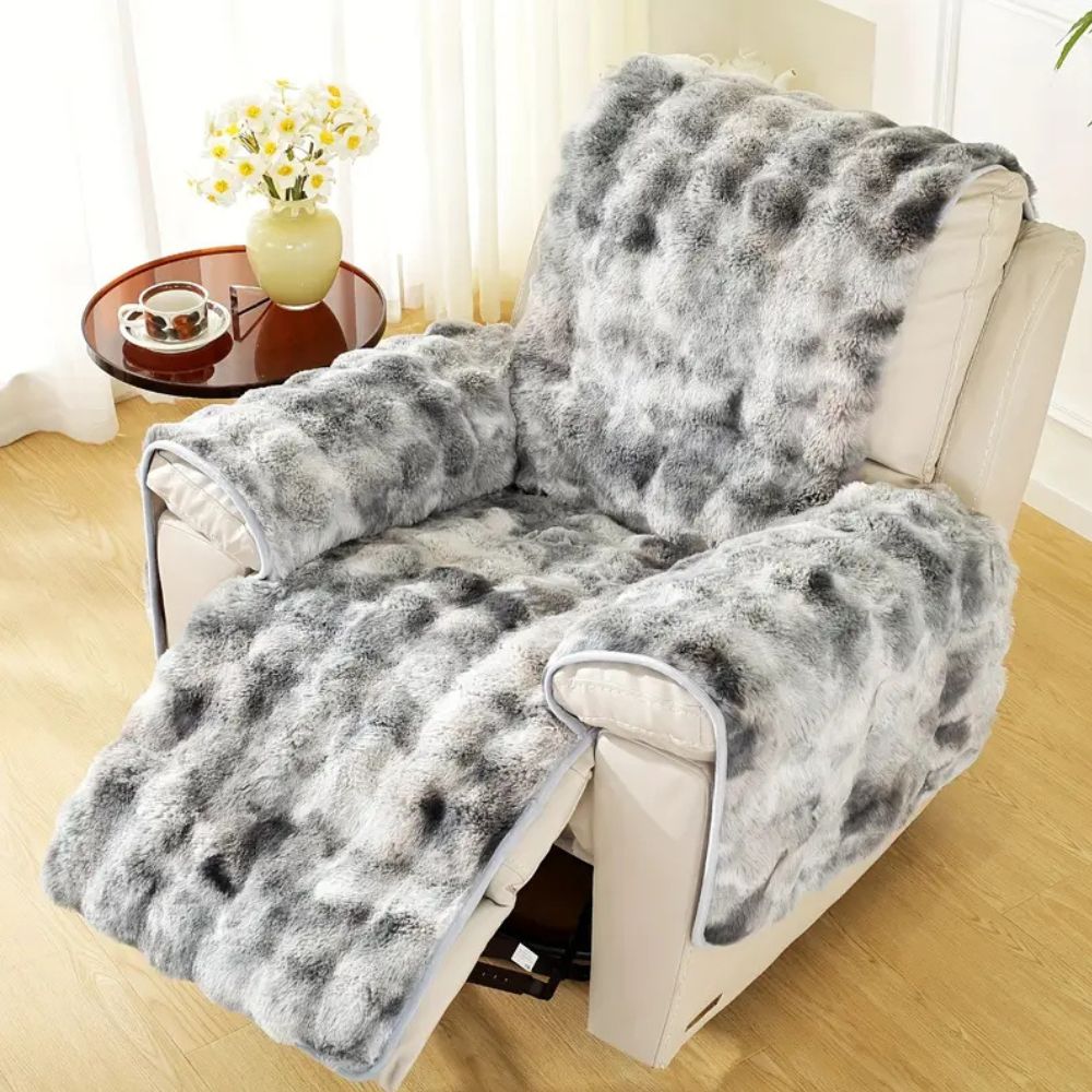 Velvet Recliner Sofa Cover Non Slip