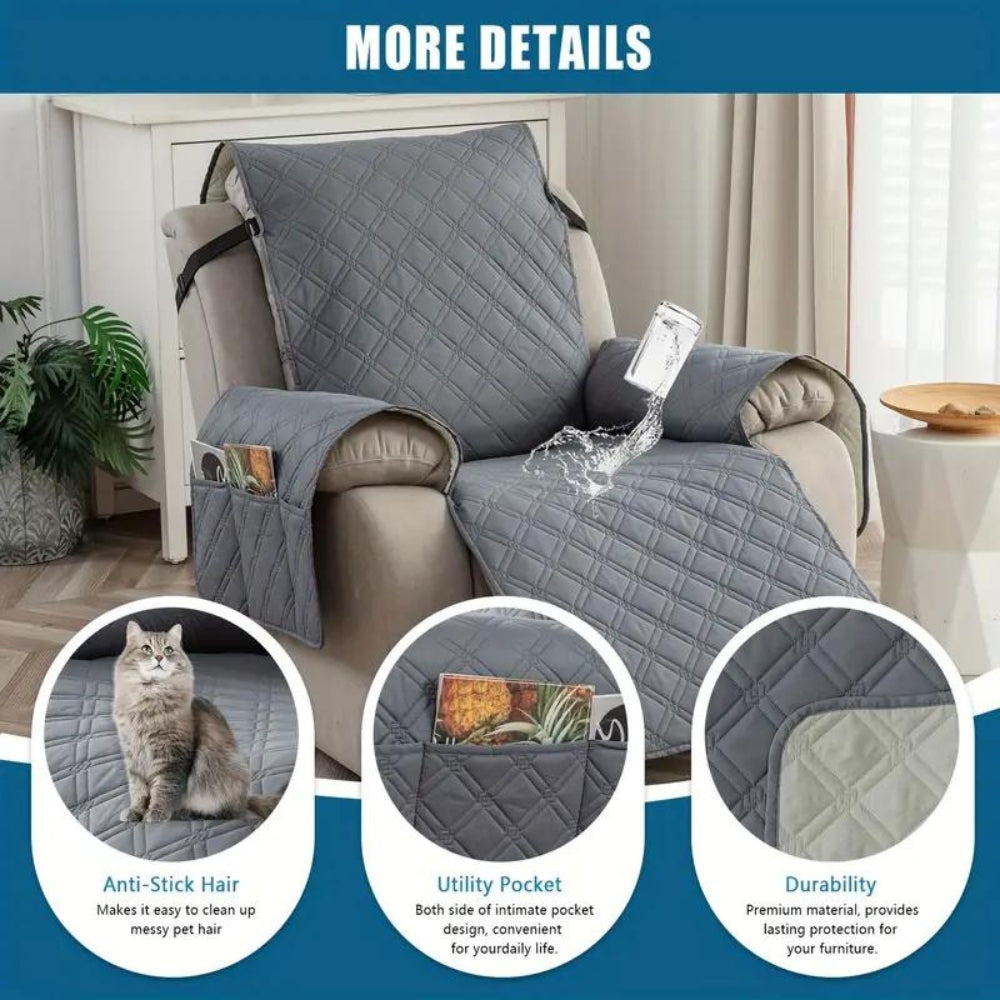 Waterproof Recliner Slipcover Non Slip