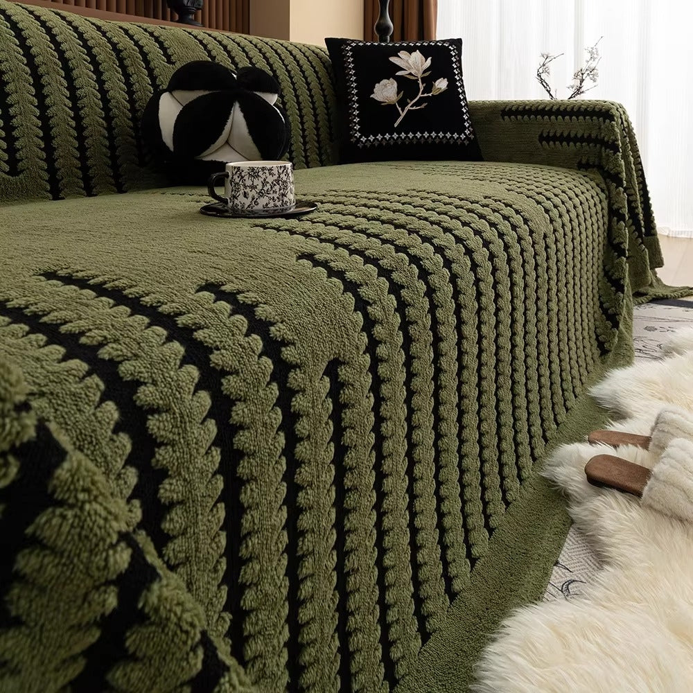 Tufted Sofa Cover Plush Non Slip