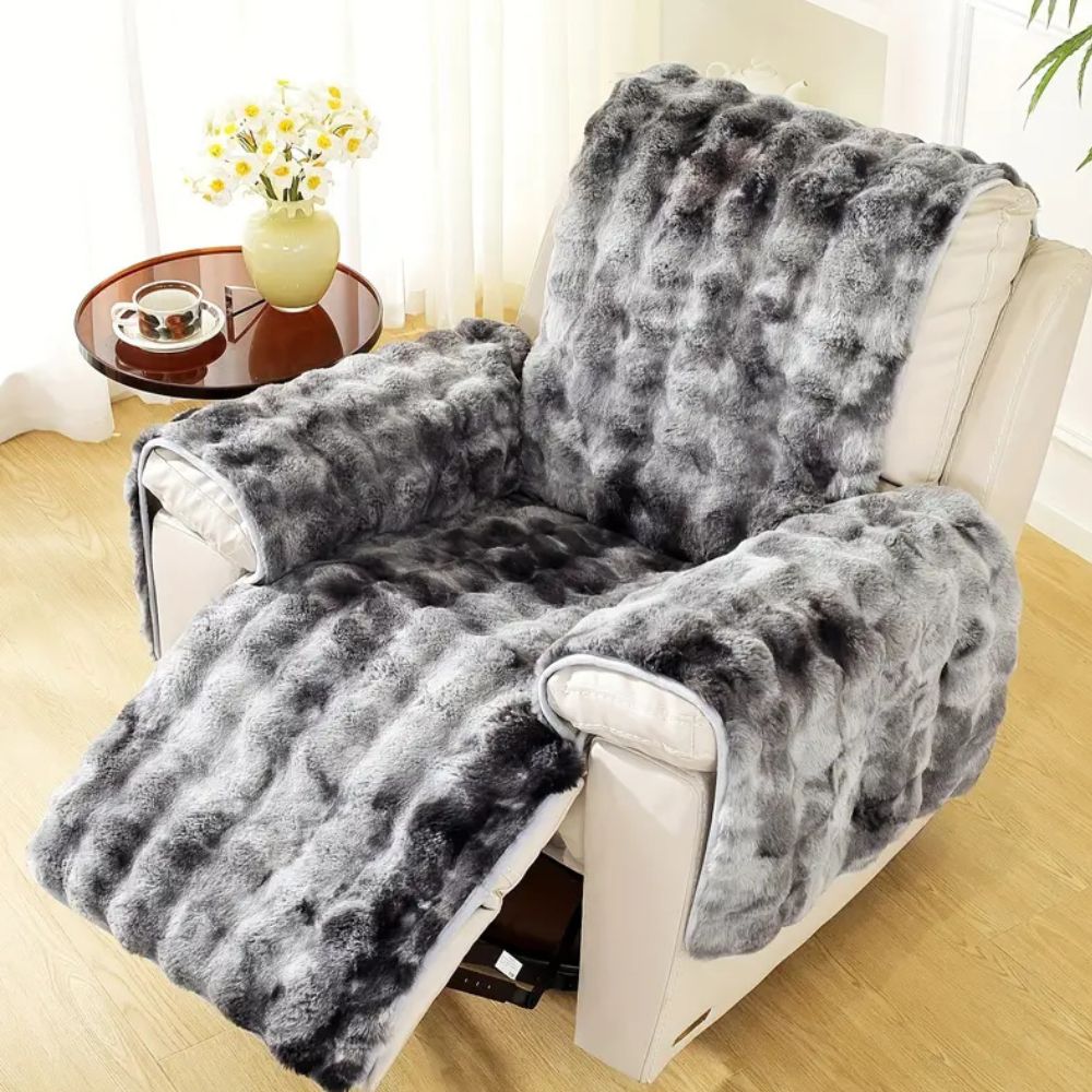 Velvet Recliner Sofa Cover Non Slip