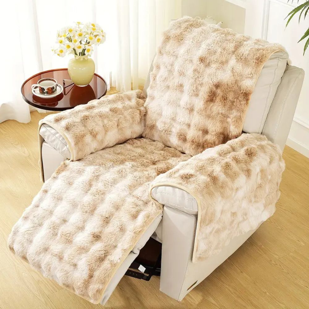 Velvet Recliner Sofa Cover Non Slip