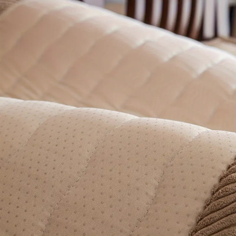 Thick Plush Sofa Cover