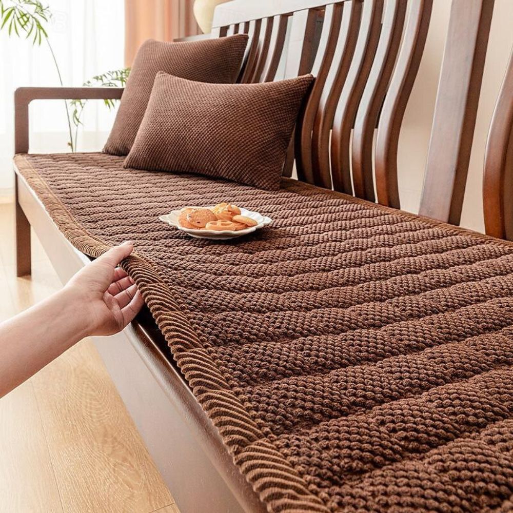 Corduroy Sofa Seat Cover Anti Slip