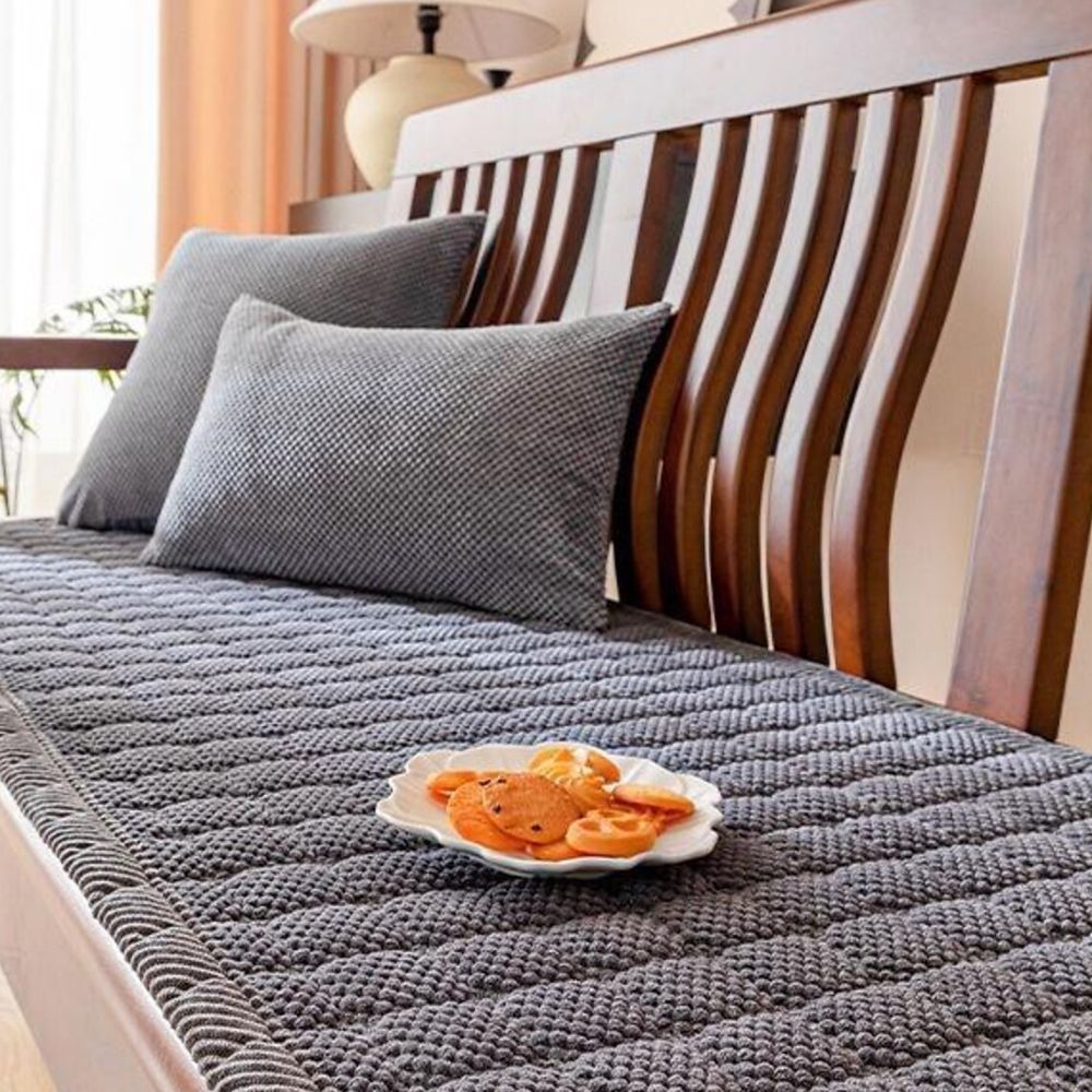 Corduroy Sofa Seat Cover Anti Slip