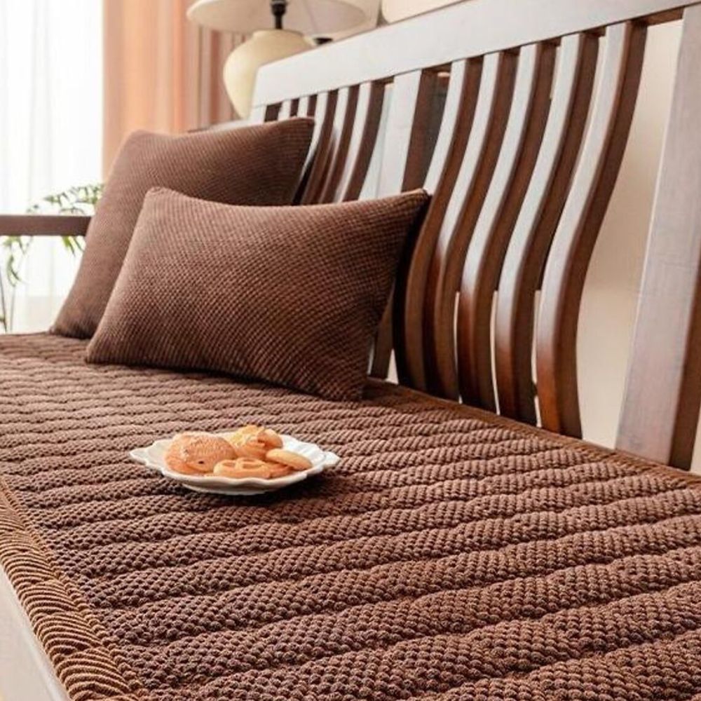 Corduroy Sofa Seat Cover Anti Slip
