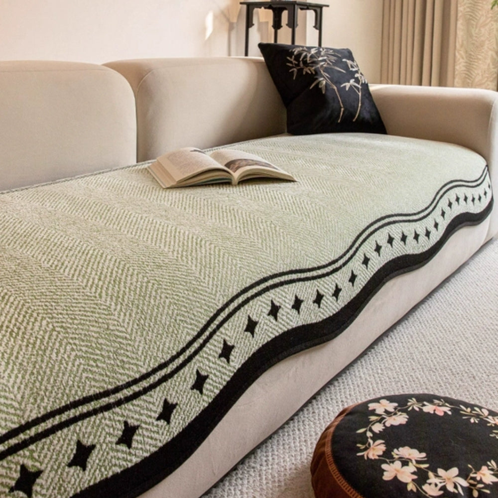 Wave Sofa Cover Anti Slip