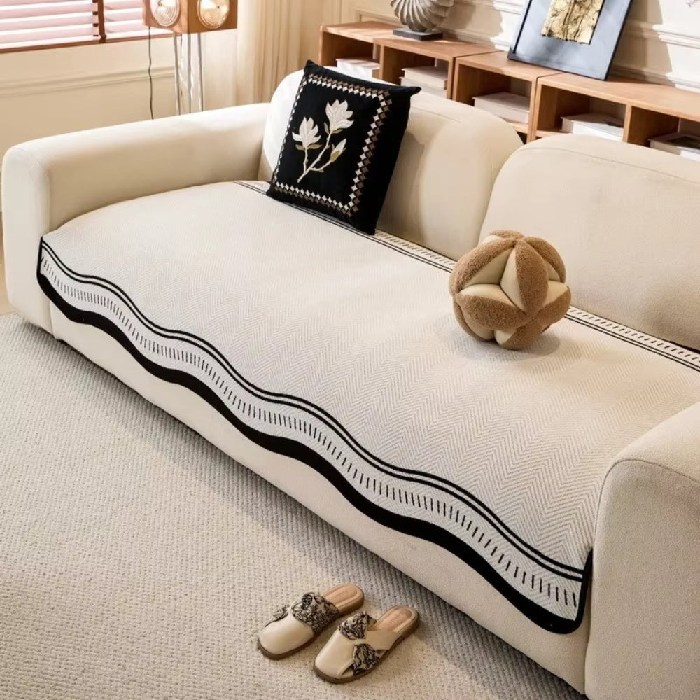 Wave Sofa Cover Anti Slip