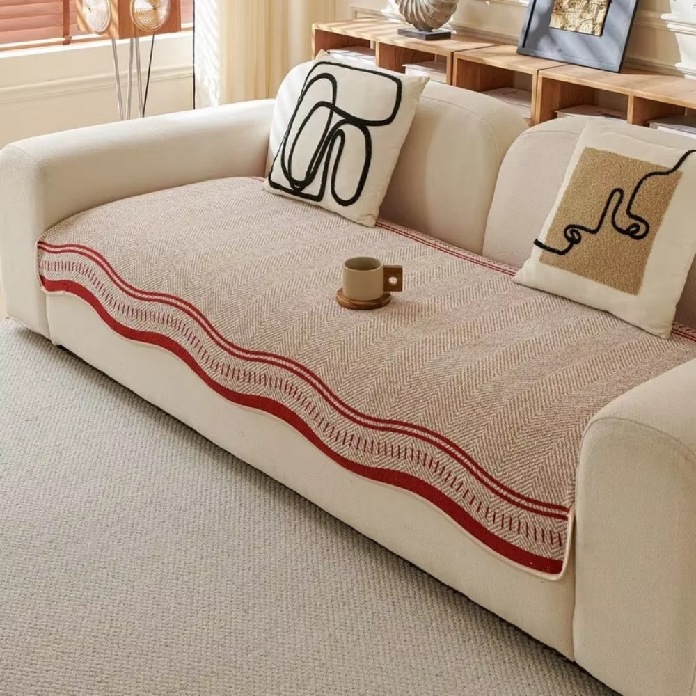 Wave Sofa Cover Anti Slip