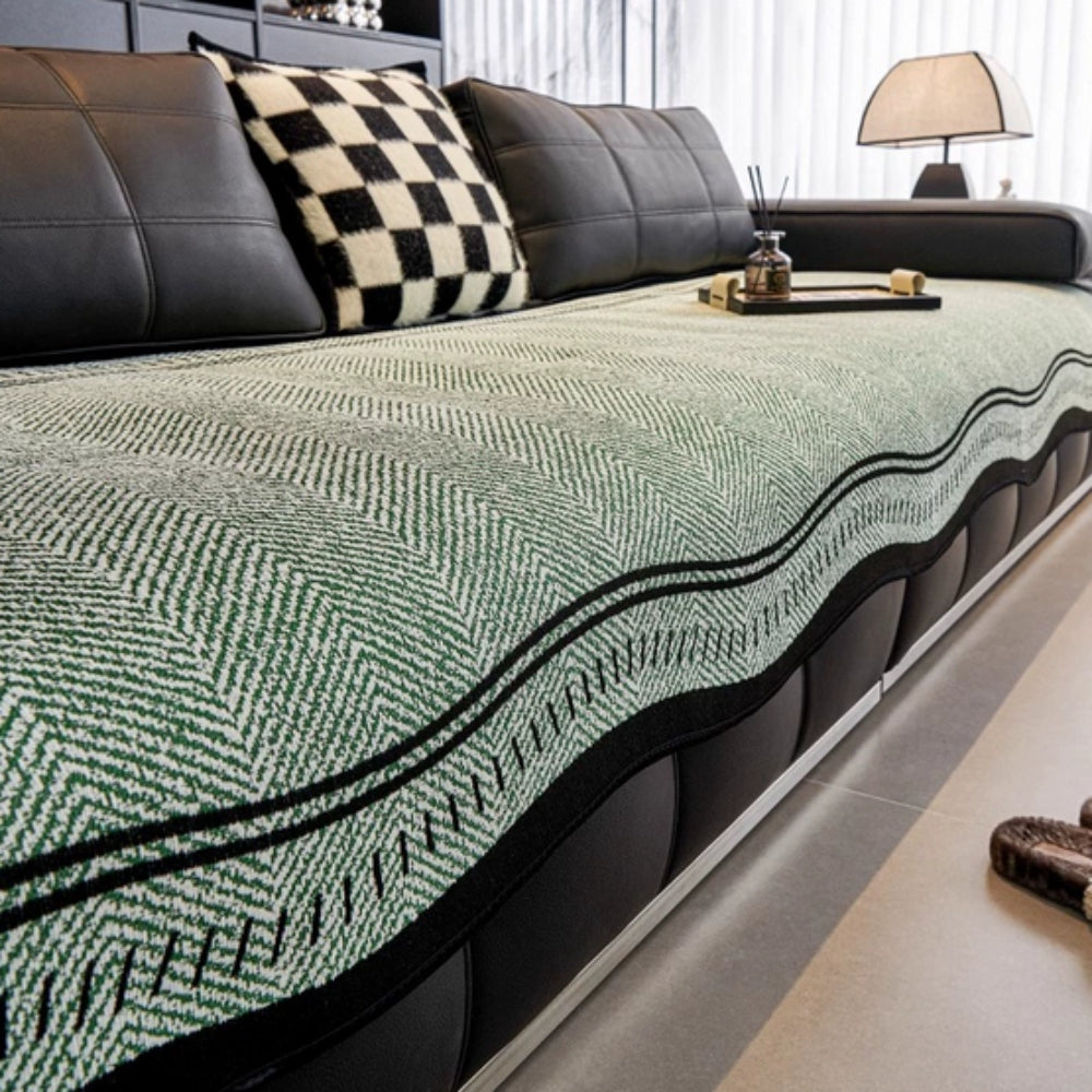 Wave Sofa Cover Anti Slip