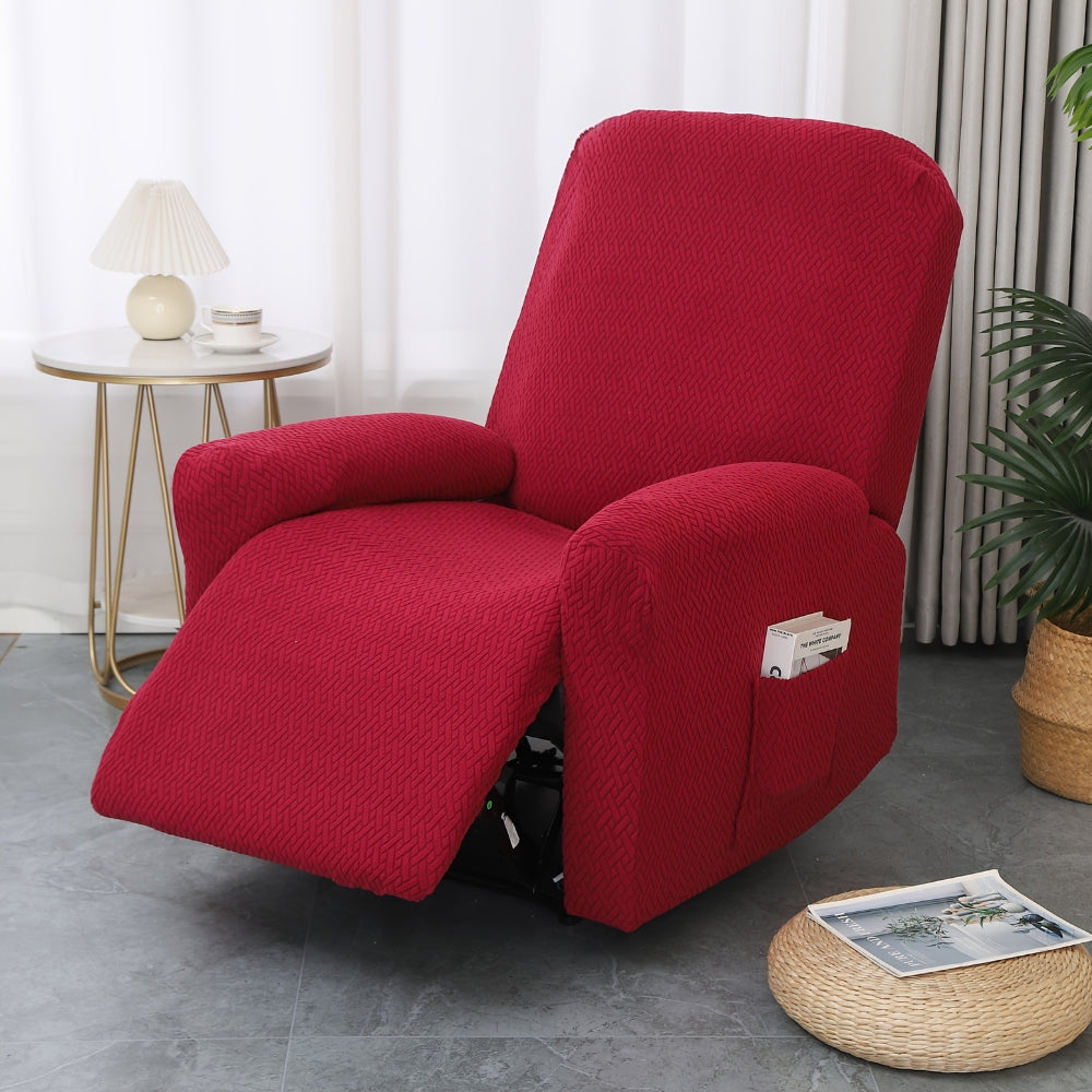 Fitted Recliner Chair Cover with Pocket