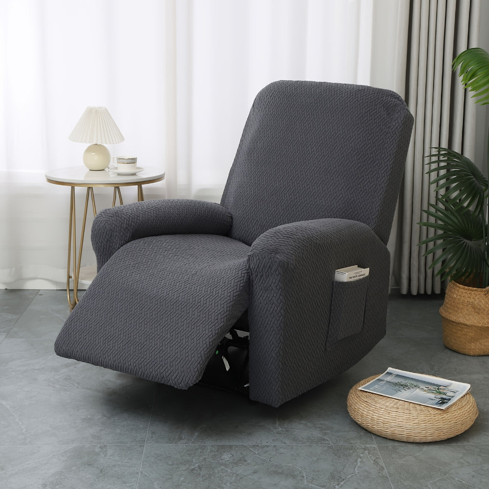 Fitted Recliner Chair Cover with Pocket