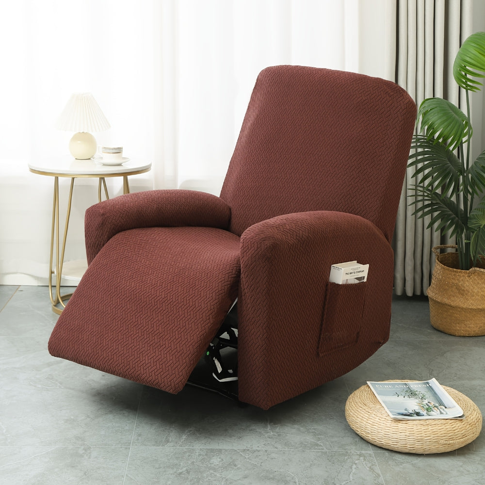 Fitted Recliner Chair Cover with Pocket