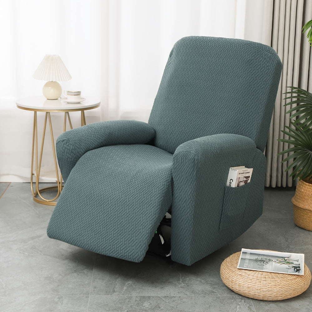 Fitted Recliner Chair Cover with Pocket