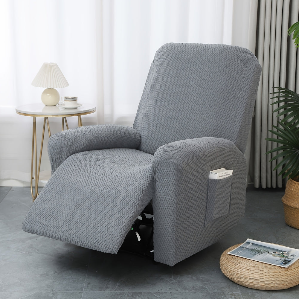 Fitted Recliner Chair Cover with Pocket