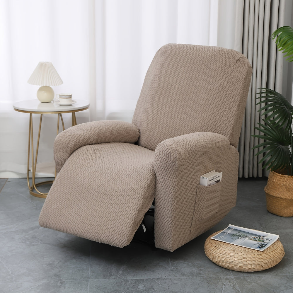 Fitted Recliner Chair Cover with Pocket
