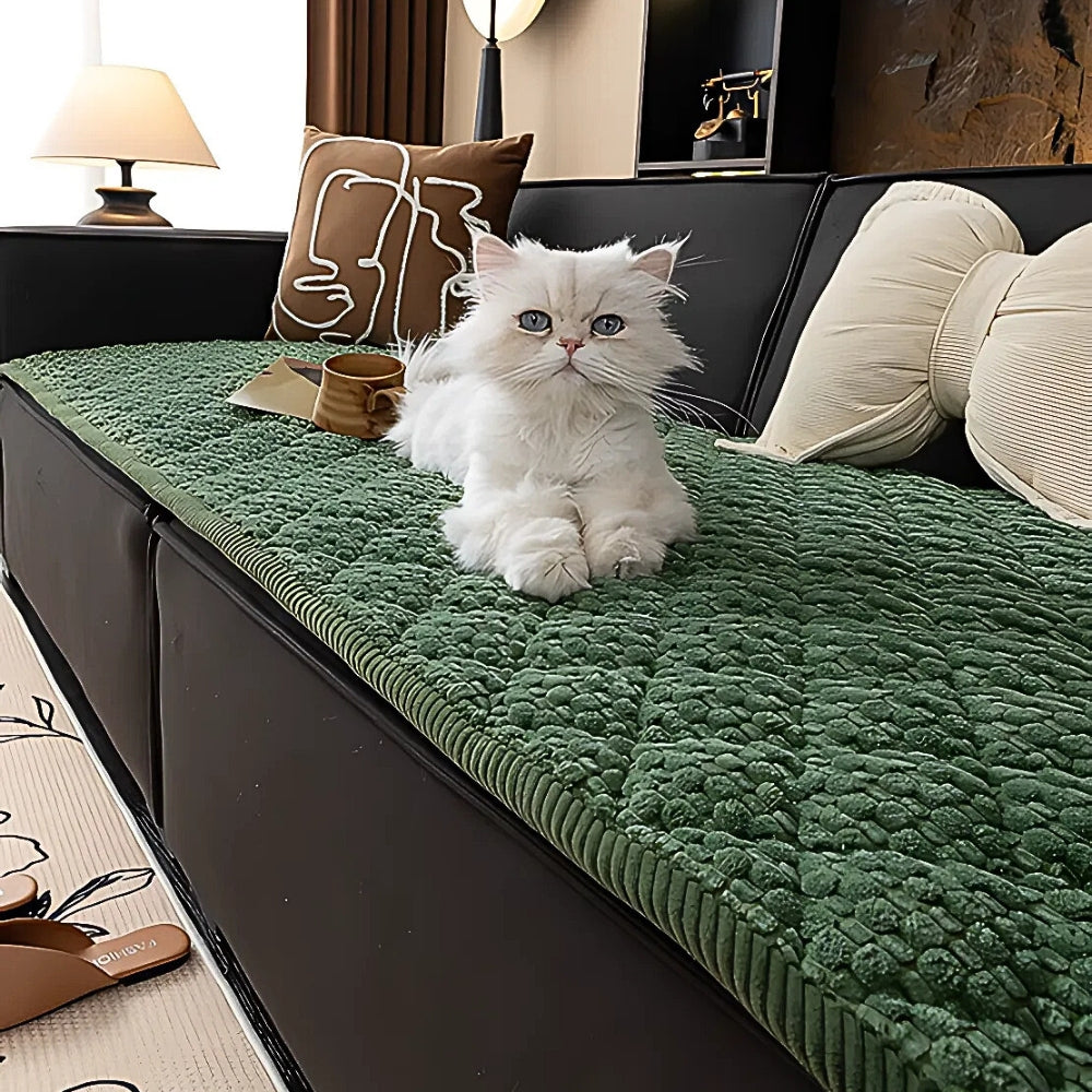 Quilted Pet Sofa Cover with Non Slip Backing