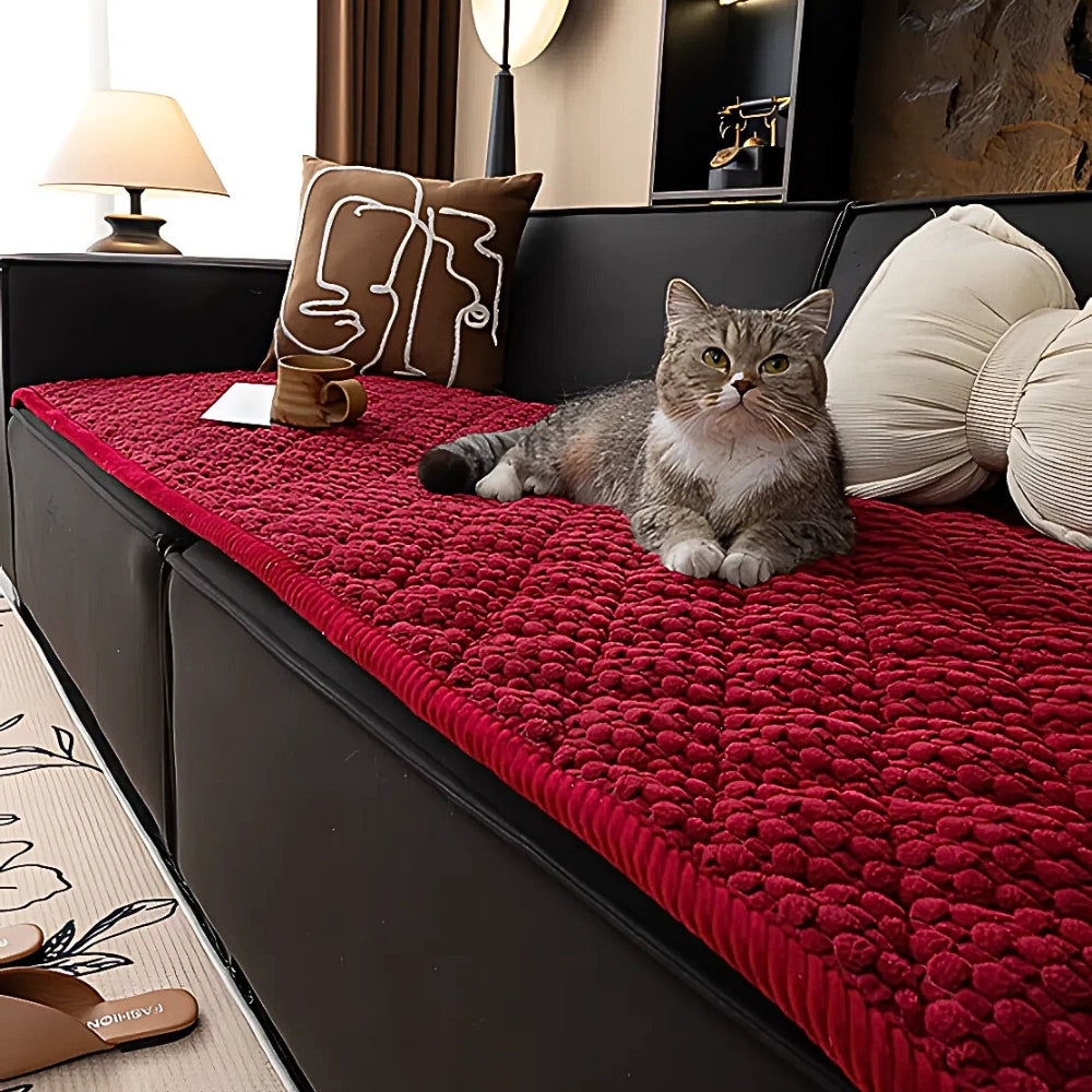 Quilted Pet Sofa Cover with Non Slip Backing