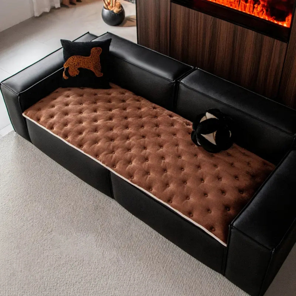 Tufted Sofa Cover Plush Washable