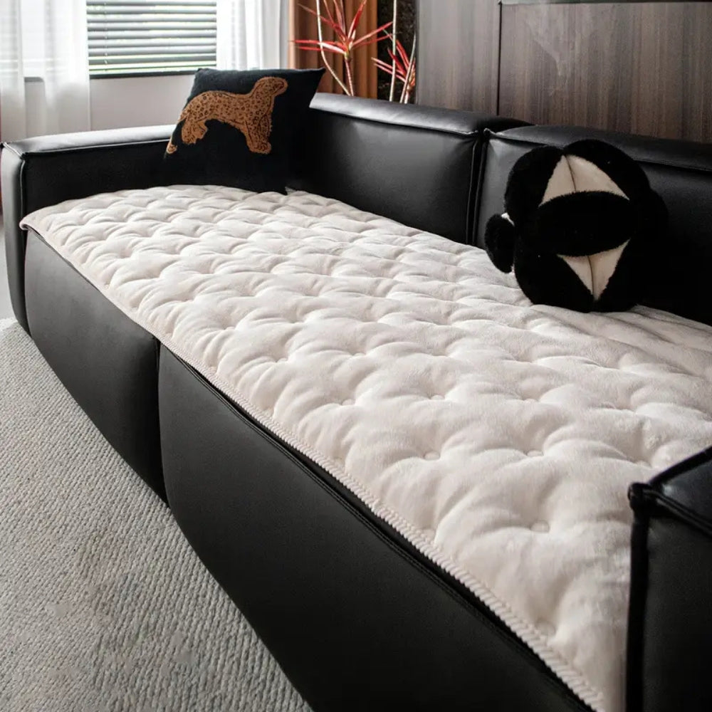 Tufted Sofa Cover Plush Washable